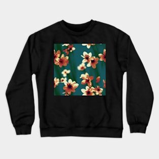 Beautiful Stylized Pink Flowers, for all those who love nature #198 Crewneck Sweatshirt